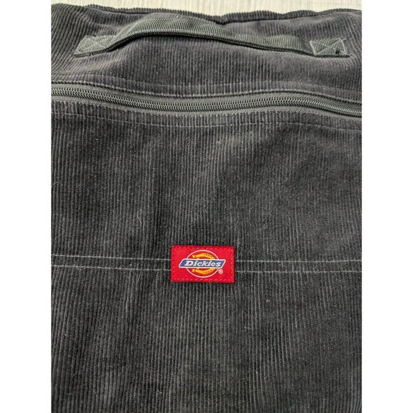 Dickies Black Corduroy Star Messenger YAK PAK Crossbody Bag 16” X 12” X4.5" Y2K - Picture 3 of 12